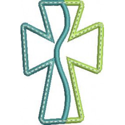 Stickdatei - Geteiltes Kreuz